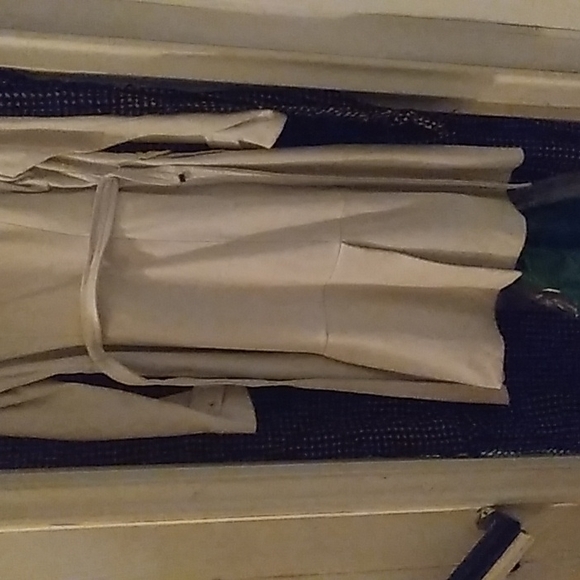 Wilsons Leather Jackets & Coats Vintage Womens 34 White Leather Trench Coat Poshmark